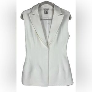 Rue‎ Sophie Ivory Odette Blazer Vest Women’s Size Small